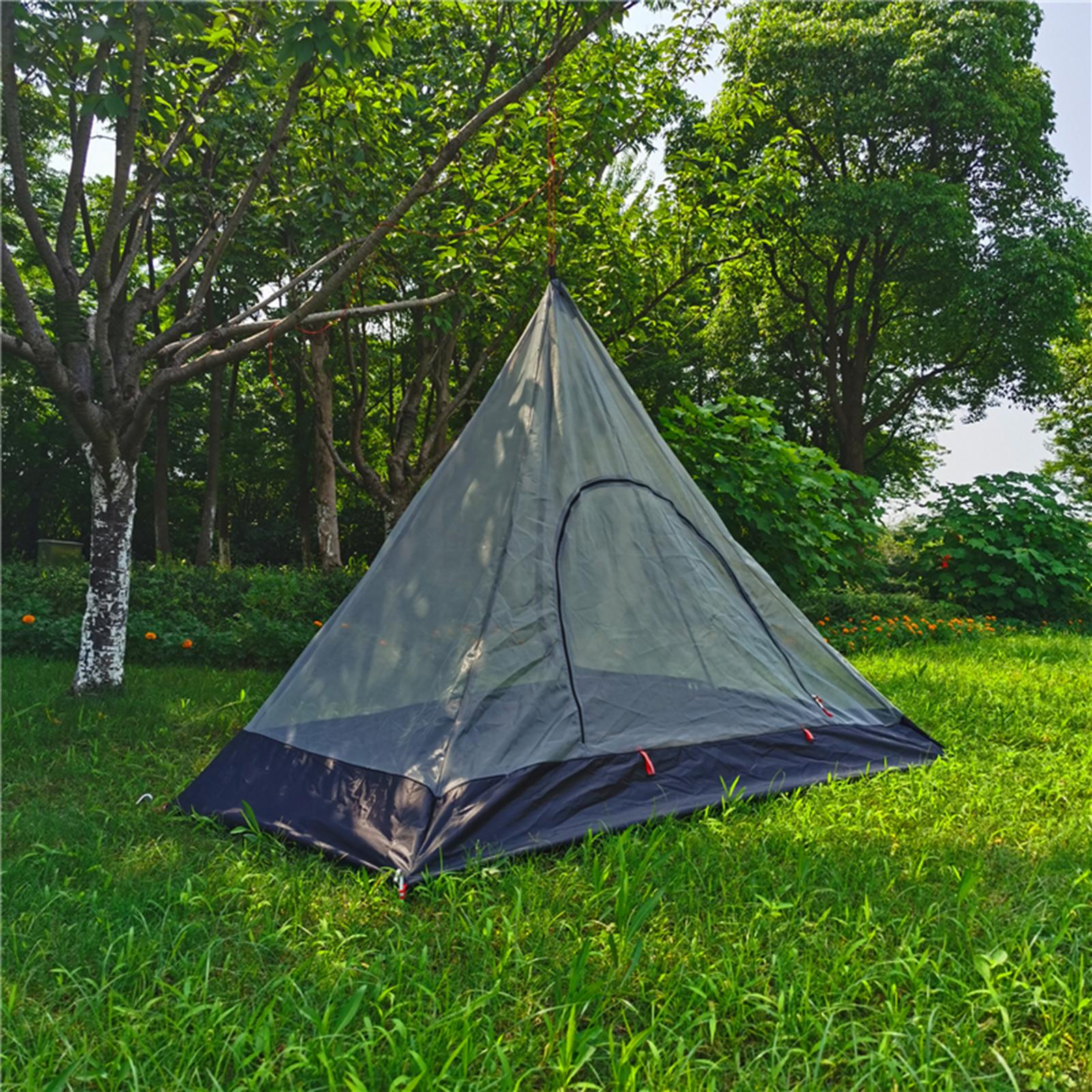 Cheap Goat Tents Light Indoor Pyramid Tent Outdoor Rodless Camping Tent Inner Tent Summer Hanging Net Tent   